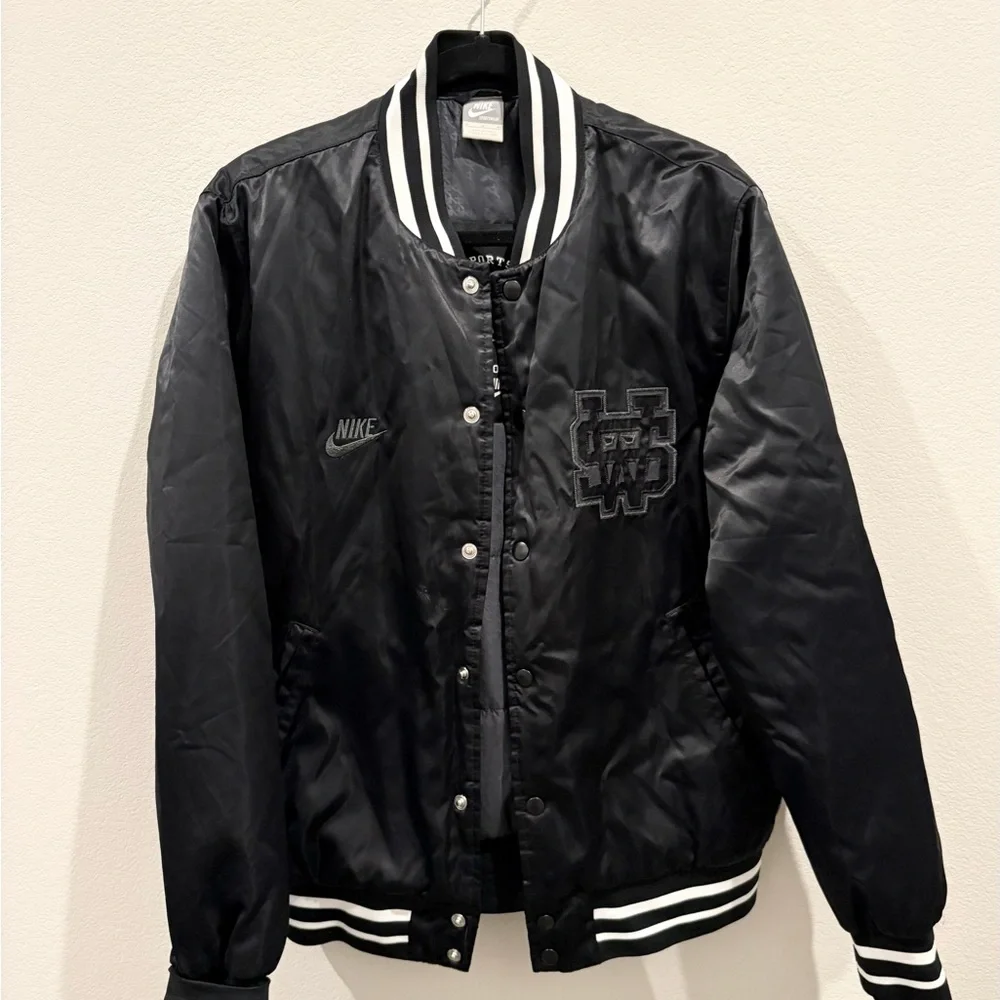 Vintage Nike Varsity Jacket/ Satin Bomber - Picture 2 of 5